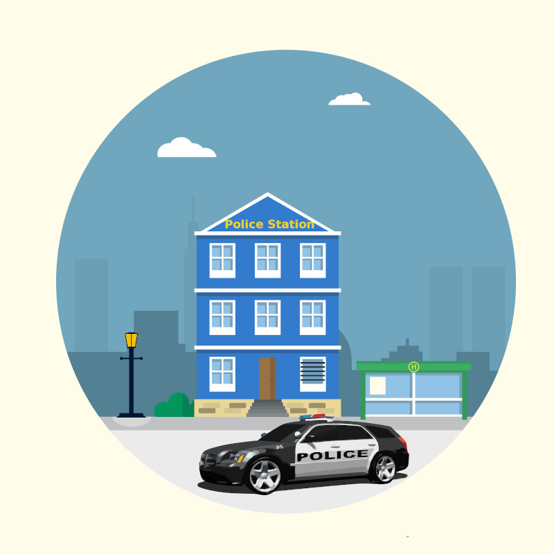 IMAGE OF POLICE-STATION